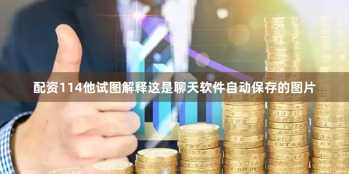 配资114他试图解释这是聊天软件自动保存的图片