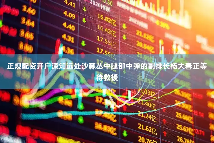 正规配资开户深知远处沙棘丛中腿部中弹的副排长杨大春正等待救援