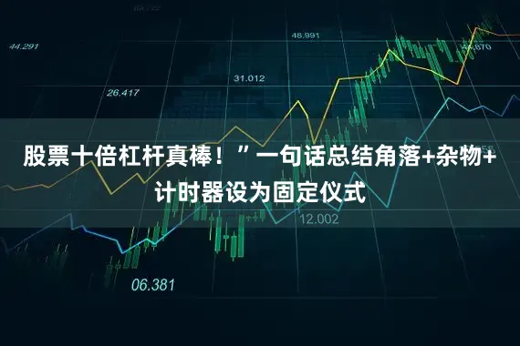 股票十倍杠杆真棒！”一句话总结角落+杂物+计时器设为固定仪式