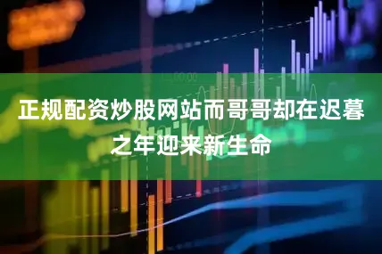 正规配资炒股网站而哥哥却在迟暮之年迎来新生命