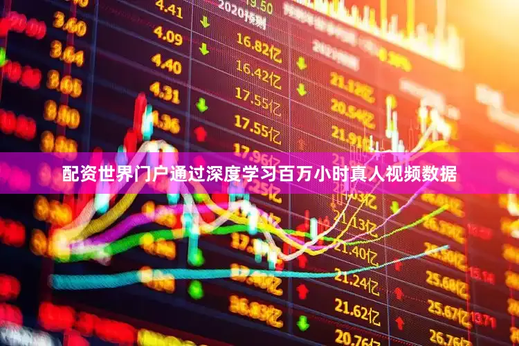 配资世界门户通过深度学习百万小时真人视频数据